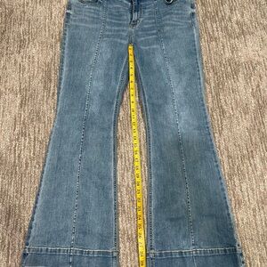 Fun Women's Blue Flare & Wide Leg Jeans size 16 Lane Bryant
